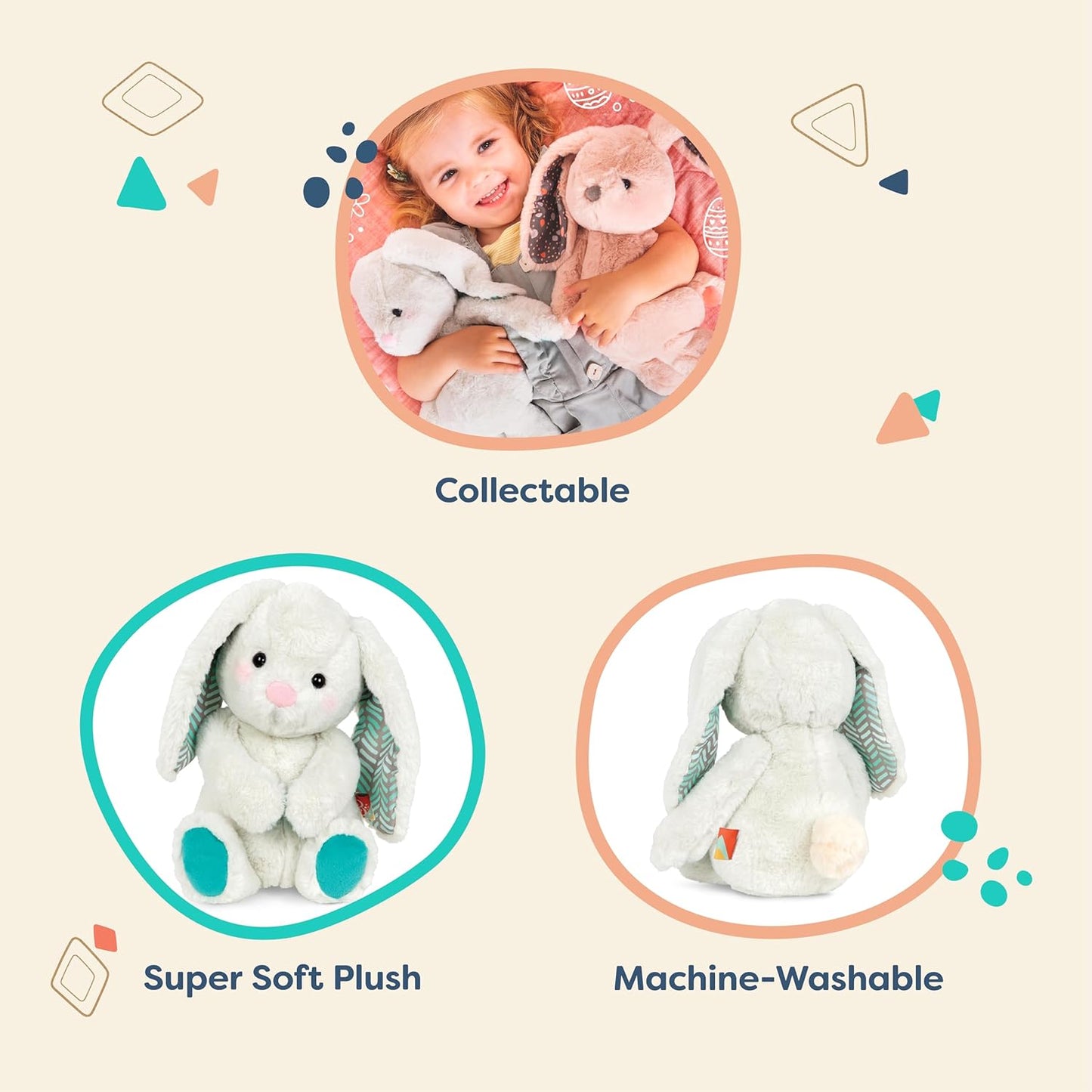 Peppy-Mint Bunny | Personalised Plushie | 30cm