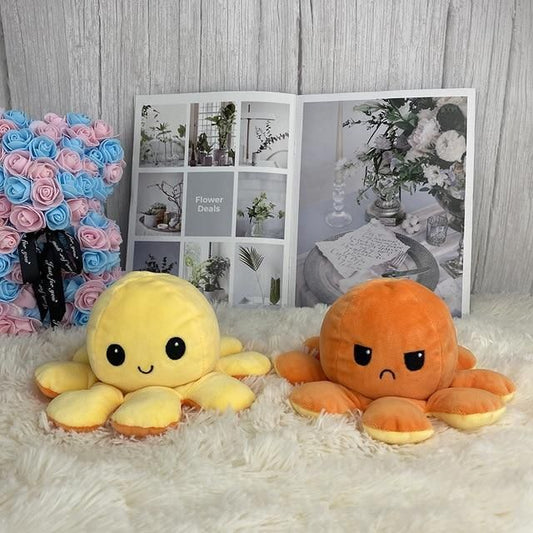 Reversible Octopus | Yellow-Orange - Cuddles